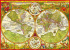 Пазлы 1000 элементов 680*480мм.  "Карта мира Планциуса. 1594"