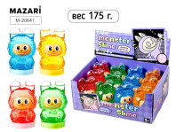 Слайм 175гр "Зубастик" 4диз.