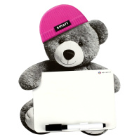 Доска магнитно-маркерная 22,4*26 см "Мишка в шапочке" в наборе 1 маркер