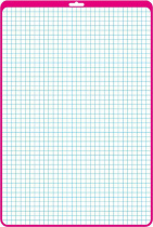 Доска маркерная Канцбург А3 двухсторонняя, клетка+ линейка, красная рамка