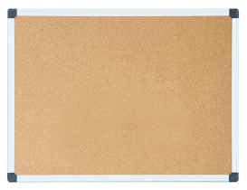 Доска пробковая 60*90см, алюминиевая рама