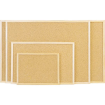 Доска пробковая 60*90см, с деревянной рамой