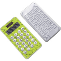 Калькулятор   8 разр. deVENTE School"  карманный, с лабиринтом