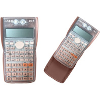 Калькулятор  10+2 разр. deVENTE научный, для ЕГЭ,ОГЭ, пудровый прозрачный