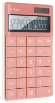 Калькулятор  12 разр. Deli Nusign  настольный, розовый ENS041PINK