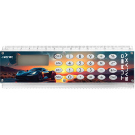 Калькулятор - линейка 8 разр. deVENTE. Turbo Galaxy" , 159x54x8 мм