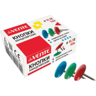 Кнопки  9мм (50шт) цветные, карт.уп.