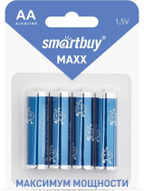 Батарейка LR-06 (АА) Smartbuy MAXX  блистер, цена за 1 шт