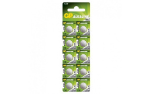 Батарейка-таблетка G-13 (LR44) GP Alkaline, блистер, цена за 1 шт