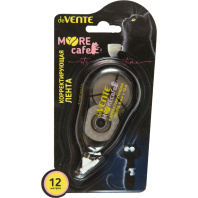 Корректирующая лента deVENTE. MooreCafe,  5мм*12м, полупрозр. корпус, черный