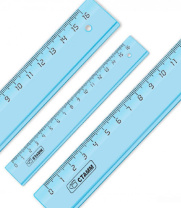 Линейка 16см прозрачная  Cristal 1 цвет