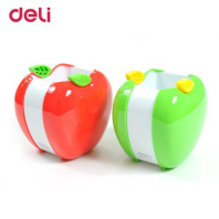 Стакан для шк.принадлежностей "Яблоко", без наполнения, ассорти