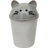 Контейнер для мусора наст."deVENTE. Ghost Meow" с крышкой, серый