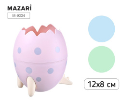 Подставка наст. "Яйцо динозавра" 12*8см, пластик, 3цв.