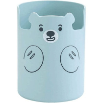 Подставка наст."deVENTE Teddy Bear" 10,5*7,8 см, пластиковая с принтом, бирюзовая