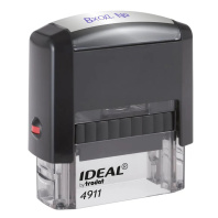 Штамп "ВХОД " черный, подушка синяя