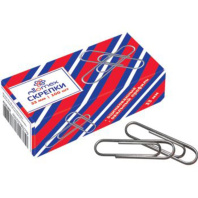 Скрепки 33мм - 100шт. оцинкованные, карт.уп.