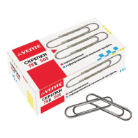 Скрепки 78мм -  50шт. гофрированные оцинкованные, карт.уп.