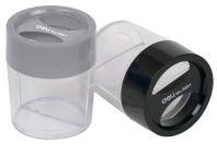 Скрепочница с магнитом Deli E9881 прозрачная