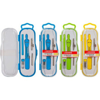 Готовальня deVENTE 5 предметов в пластиковом футляре, ассорти Готовальня deVENTE 5 предметов в пластиковом футляре, ассорти