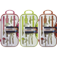 Готовальня deVENTE 7 предметов в пластиковом футляре, ассорти Готовальня deVENTE 7 предметов в пластиковом футляре, ассорти