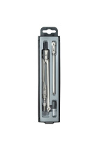 Готовальня Globus "Техника" 3 предм. сталь (футляр) Готовальня Globus "Техника" 3 предм. сталь (футляр)