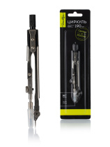 Циркуль металл. Globus "Техника" 125мм, блистер