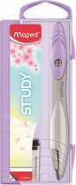 Циркуль металл. MAPED "STUDY COLLECTOR", с эргономичной головкой, грифели, пенал Циркуль металл. MAPED "STUDY COLLECTOR", с эргономичной головкой, грифели, пенал