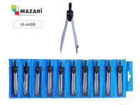 Циркуль металл. MAZARI в индивид.упаковке