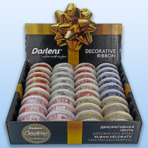 Лента декоративная 2,5мм*2,7м, ассорти