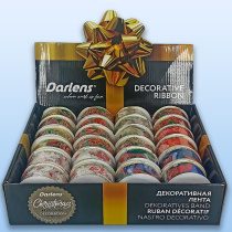 Лента декоративная 3,8мм*2,7м, ассорти