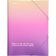 Папка на резинке А4 0,40мм deVENTE. Degrade" тиснение фольгой