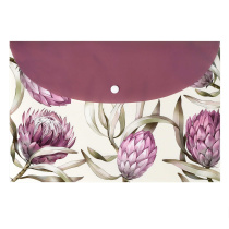 Конверт на кнопке  с рисунком А4 (335*230мм) "Протея"