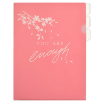 Папка уголок 4-х уровн. А4 (220*310мм) "Нежный коралловый"