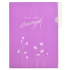Папка уголок 4-х уровн. А4 (220*310мм) "Нежный фиолетовый"
