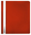 Скоросшив. пласт. А5 прозр. верх.  красный Люкс , 0.14/0.18