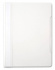 Скоросшив. пласт. прозр. верх.  белый, 0.12/0.16
