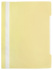 Скоросшив. пласт. прозр. верх.  желтый Pastel , 0.14/0.18