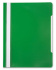 Скоросшив. пласт. прозр. верх.  зелёный, 0.12/0.16