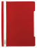 Скоросшив. пласт. прозр. верх.  красный Люкс , 0.14/0.18