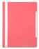 Скоросшив. пласт. прозр. верх.  розовый, 0.12/0.16