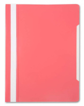 Скоросшив. пласт. прозр. верх.  розовый, 0.12/0.16