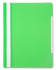 Скоросшив. пласт. прозр. верх.  салатовый, 0.12/0.16