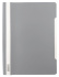 Скоросшив. пласт. прозр. верх.  серый Люкс , 0.14/0.18