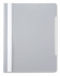 Скоросшив. пласт. прозр. верх.  серый, 0.12/0.16