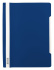 Скоросшив. пласт. прозр. верх.  синий Люкс , 0.14/0.18
