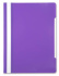 Скоросшив. пласт. прозр. верх.  фиолетовый, 0.12/0.16