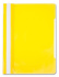 Скоросшив. пласт. прозр. верх. + карман А4 с лиц. стороны, желтый, 0.12/0.16