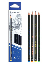 Карандаш  ACMELIAE НВ, трехгран. с ластиком, корп. с принтом