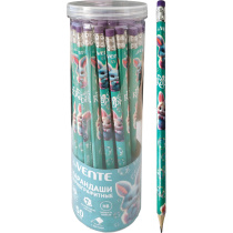 Карандаш deVENTE HB Triolino  Little Rabbit , трёхгранный с ластиком ,туба